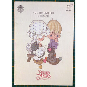 Precious Moments Sew In Love Gloria Pat Counted Cross-Stitch PM-2 Booklet 1981